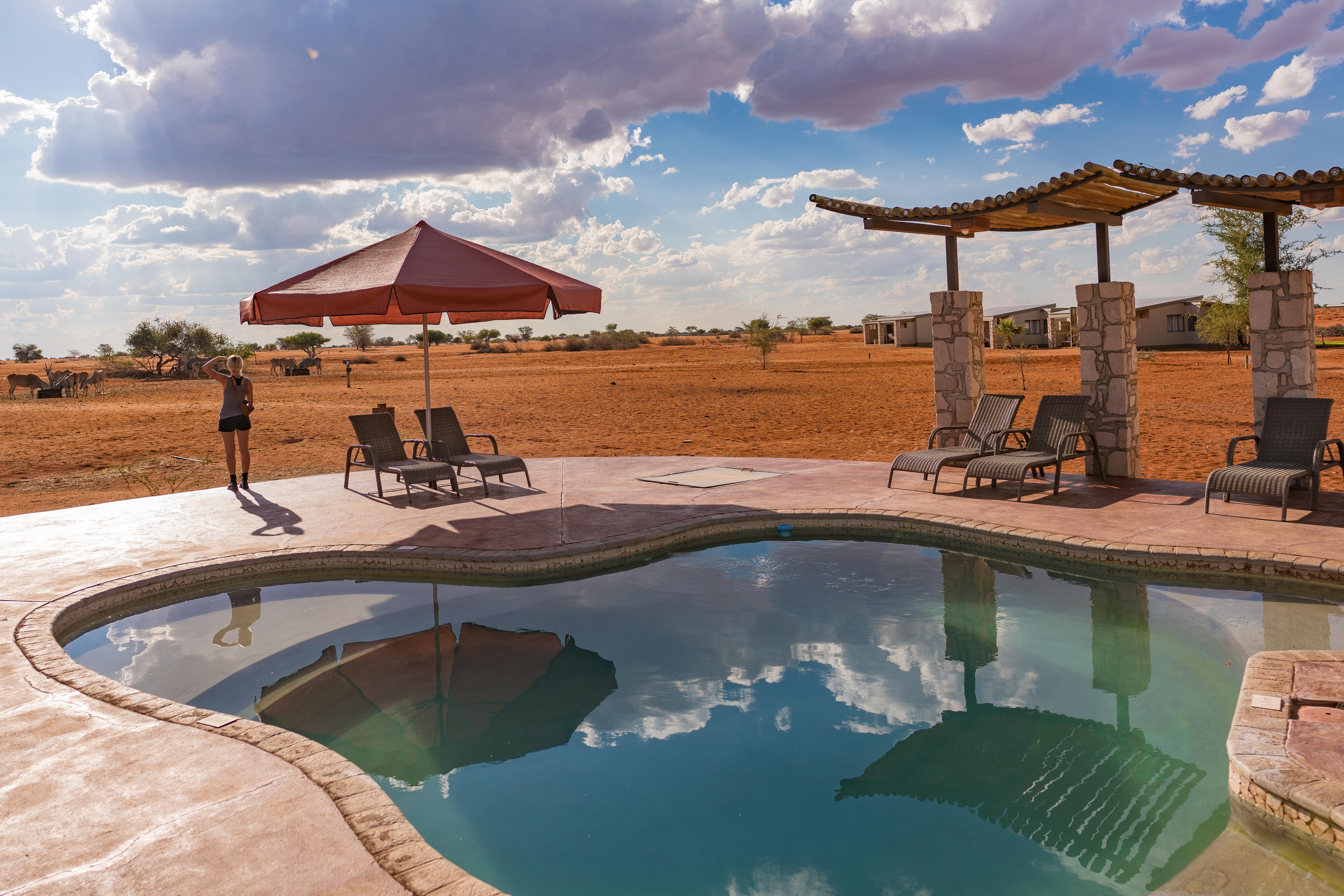 Kalahari Anib Lodge Intu Afrika Kalahari Game Reserve Exterior photo